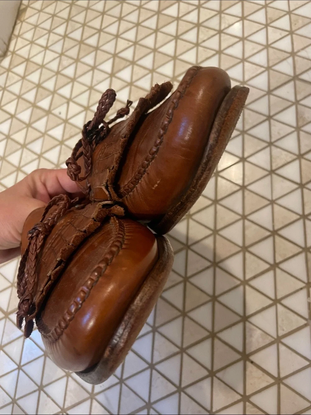 Allen Edmonds Woodstock Tassel Loafers Men’s 9.5 Slip-on Shoes Brown